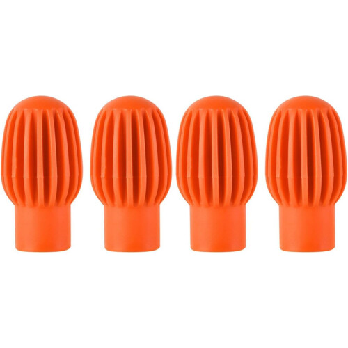 Flexible Silicone Drumstick Practice Tips for Beginners - 4 Pcs Drumstick Accessories for Enhanced Grip and Control 2