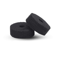 10pcs Jazz Drum Felt Pads, Thickened Black Drum Mufflers, Soft Yet Firm Filzpolster for Drum Set Compatibility