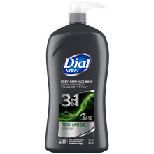 Dial Men 3in1 Body Hair and Face Wash Recharge 32 fl oz