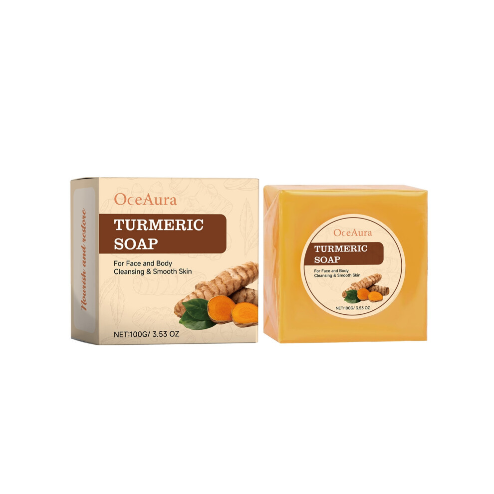 Turmeric Bath Soap - Nourishing & Moisturizing Cleanser for Radiant Skin - 100g