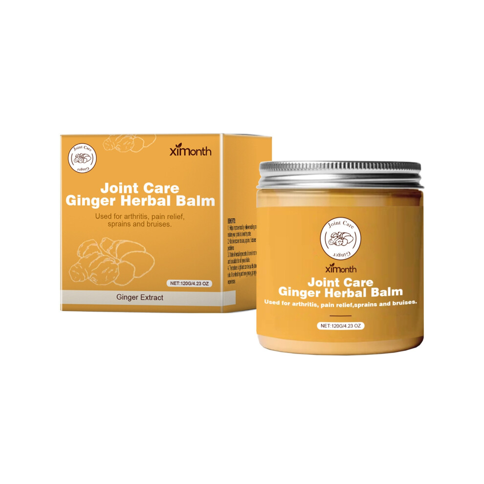Cream Ginger Joint Pain Relief - Soothing Massage For Muscles & Joints, 120G