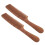 2 Pcs Wooden Anti Static Comb Wood Grain Prevent 9