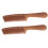 2 Pcs Wooden Anti Static Comb Wood Grain Prevent 5