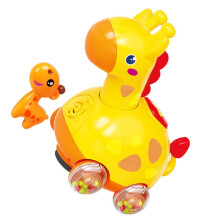 Mini Scooter Crawling Aid Toy for Toddlers - Yellow Plastic Running Toy, Crawling Crab Design for Babies