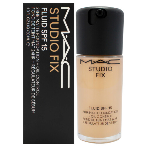 MAC Studio Fix Fluid SPF 15 24Hr Matte Foundation Plus Oil Control - C4 by MAC - 1 oz