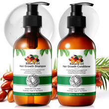 Batana Oil Shampoo and Conditioner Set - Thickening Hair Products for Women and Men with Raw Organic Batana Oil for Hair Growth - Paraben and Sil