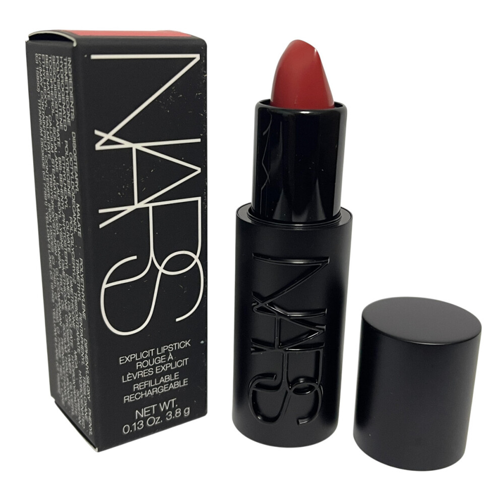 New Nars Explicit Satin Lipstick 3.8G #825 No Strings Red
