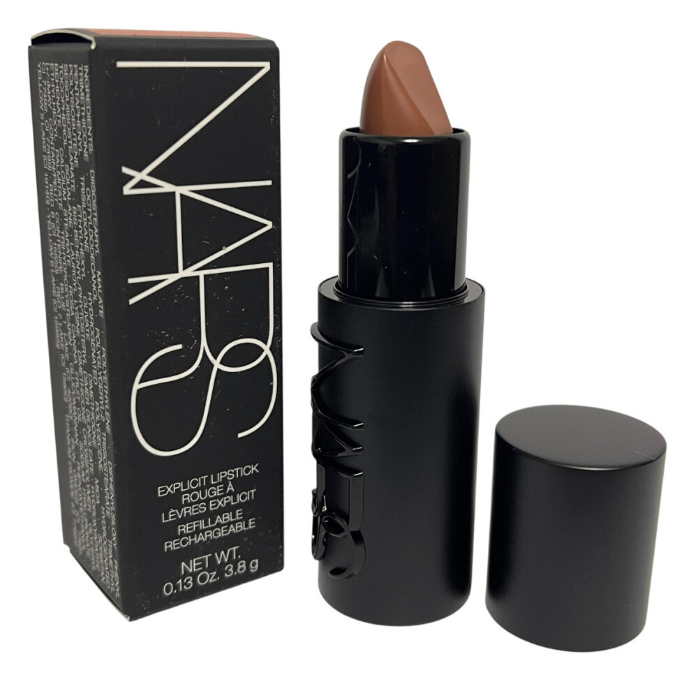 New Nars Explicit Satin Lipstick 3.8G #800 Exposed Brown