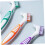 4 Pieces Double-Sided Denture Cleaning Brushes with Multi-Layer Bristles for Easy Denture Care and Ergonomic Design 3