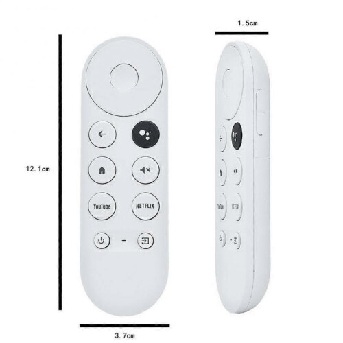 Replacement Remote Control for 2020 Google 4K Snow G9N9N Bluetooth Voice TV Remote Control 2