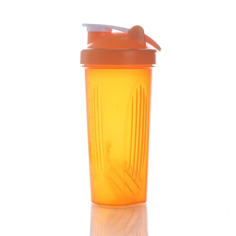Transparent Shaker Bottles for Milkshakes and Protein Powder, Creative Supplement Mixing Flasks, BPA-Free, 700ml Capacity