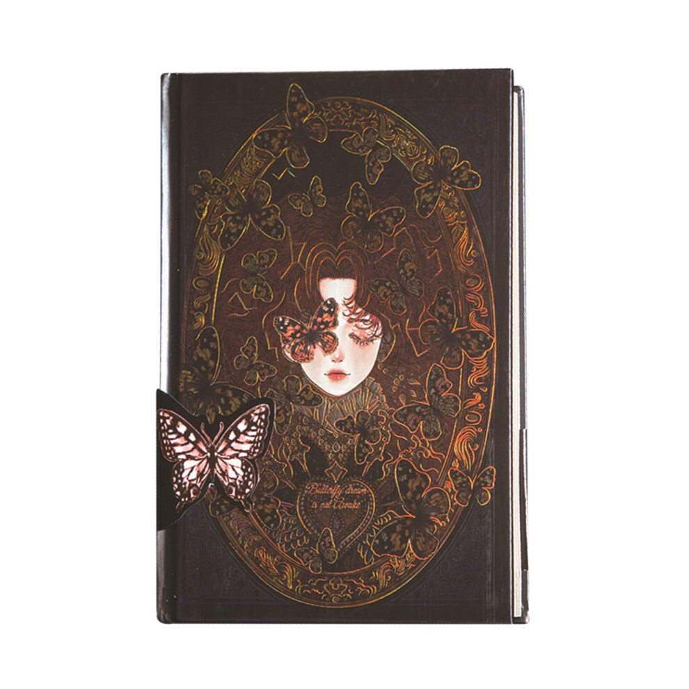 Aesthetic Notebook, Goth Journal with 256 Pages, Vintage Creative Notepad for Women, School Office Supplies, Halloween Theme-image-OPC-PK5ZYMW-NEW