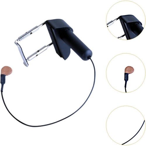Violin Pickup Microphone, Easy Install, Compatible with Harp Guitars and Mandolin, Adjustable Sensitivity 1