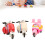 3pcs Alloy Women Motorbike Model Highly Simulation 6