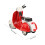3pcs Alloy Women Motorbike Model Highly Simulation 10