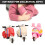 3pcs Alloy Women Motorbike Model Highly Simulation 7