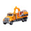 1:50 Engineering Trailer Model Toys Movable Arm 15