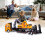 1:50 Engineering Trailer Model Toys Movable Arm 11