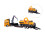 1:50 Engineering Trailer Model Toys Movable Arm 10