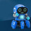 Robot Toy Six Claws Plastic Intelligent Dancing 2