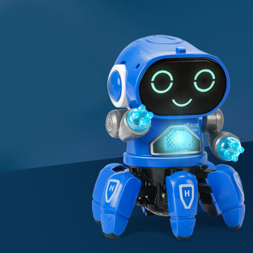 Robot Toy Six Claws Plastic Intelligent Dancing 1