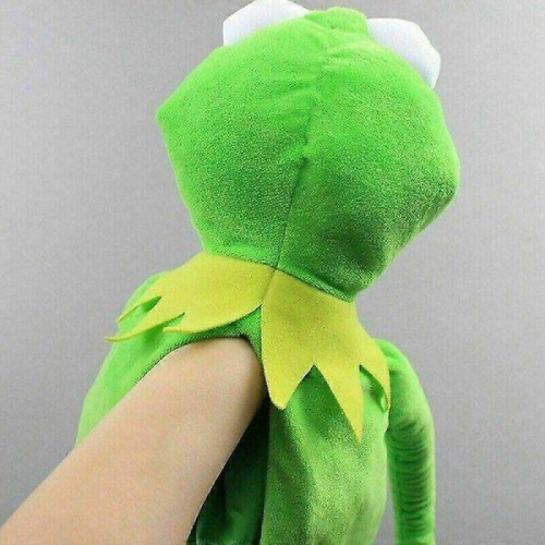 60 cm Kermit the Frog Hand Puppet Full Body Plush Toy Props 2
