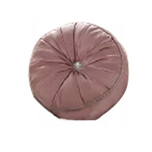 Embroidery Bedding Round Filled Cushion 30cm (Marie Pink)