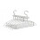 6 Piece Space Saving Multi Hanger 40.5cm x 36cm x 24cm Plastic Closet Organizer 1