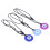 3pcs Silicone Infant Teething Toy Home Bedroom 3
