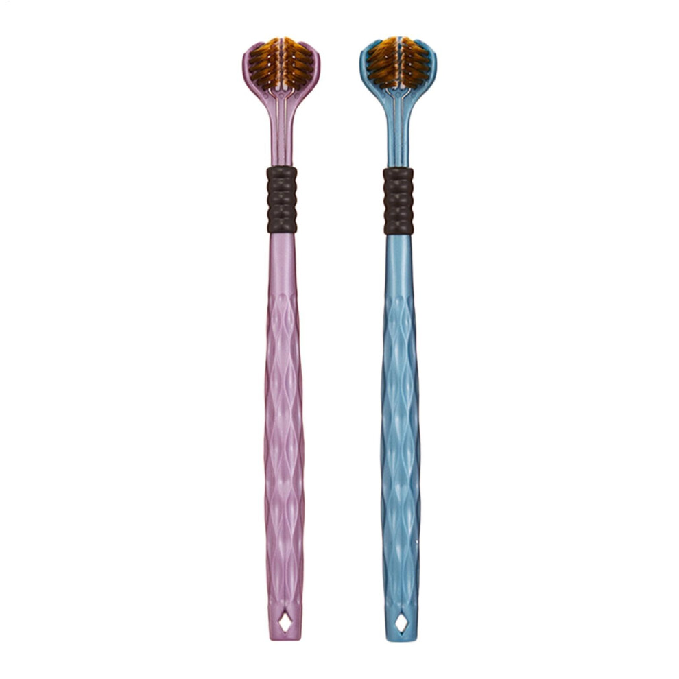 Three Sided Toothbrush - Deep Clean 19 cm Soft Bristle Toothbrush for Adults, Medium Portable Sensory Design-image-OPC-PK5ZZNS-NEW