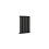 (Black, 600x408mm) Designer Flat Panel Radiator Single 4