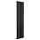 (Black, 1800x408mm) Designer Flat Panel Radiator Single 4