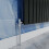 (Black, 600x408mm) Designer Flat Panel Radiator Single 6