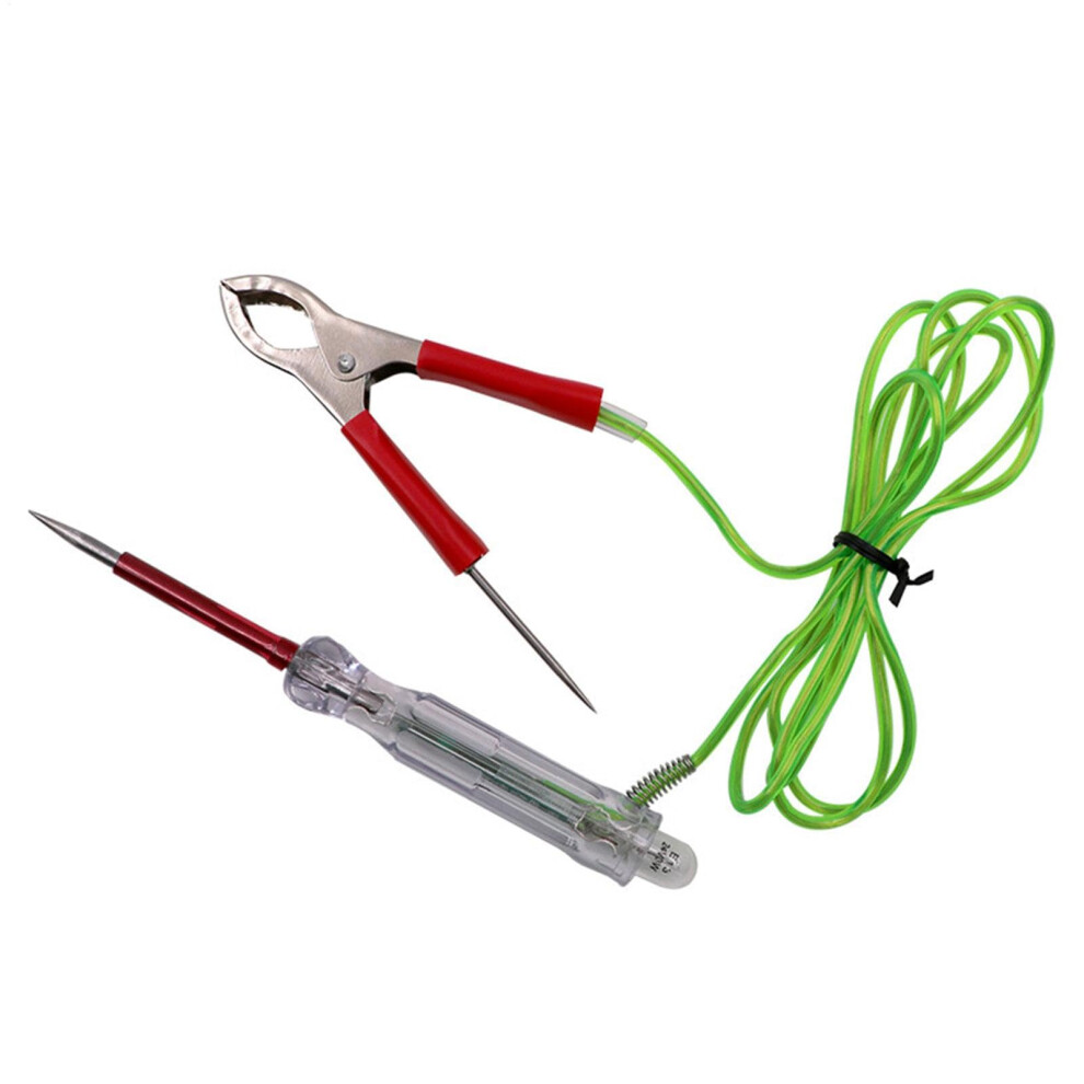 Circuit Tester 6V-24V Dc Automotive Test With Switch Alligator Clamp And Dual Steel Probes For Car And Truck Use Light 6947110677194