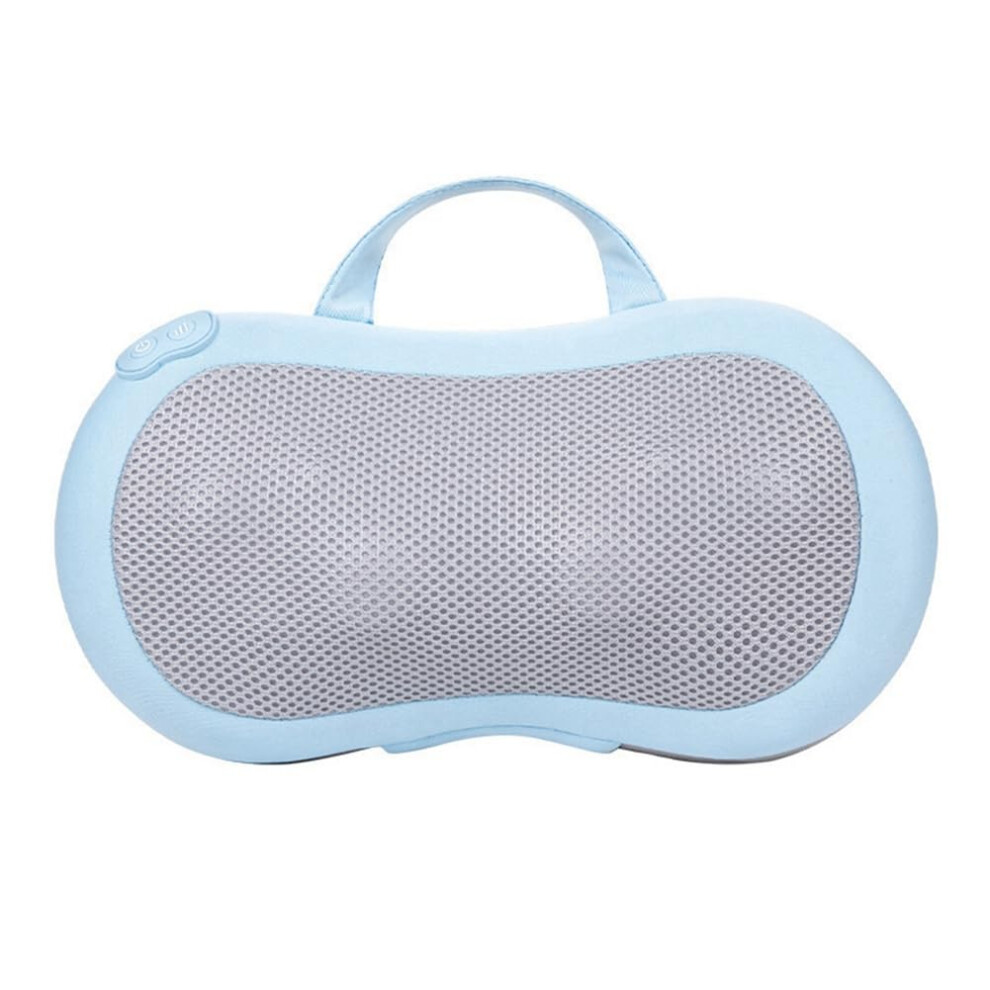 Multifunctional Rechargeable Neck Massage Pillow, Deep Kneading Acupressure Back Massager, Ergonomic Design, Portable Size