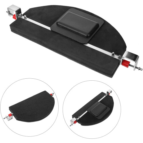 Bass Drum Pad Mute Exercise Pad for Kick Drum Practice, Durable Drum Damper Accessory, 12 Inch Size 1