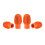 Mute Cap Set, 4 Pieces Silicone Drum Dampers, Practice Tips for Drumsticks, Percussion Dampers 1