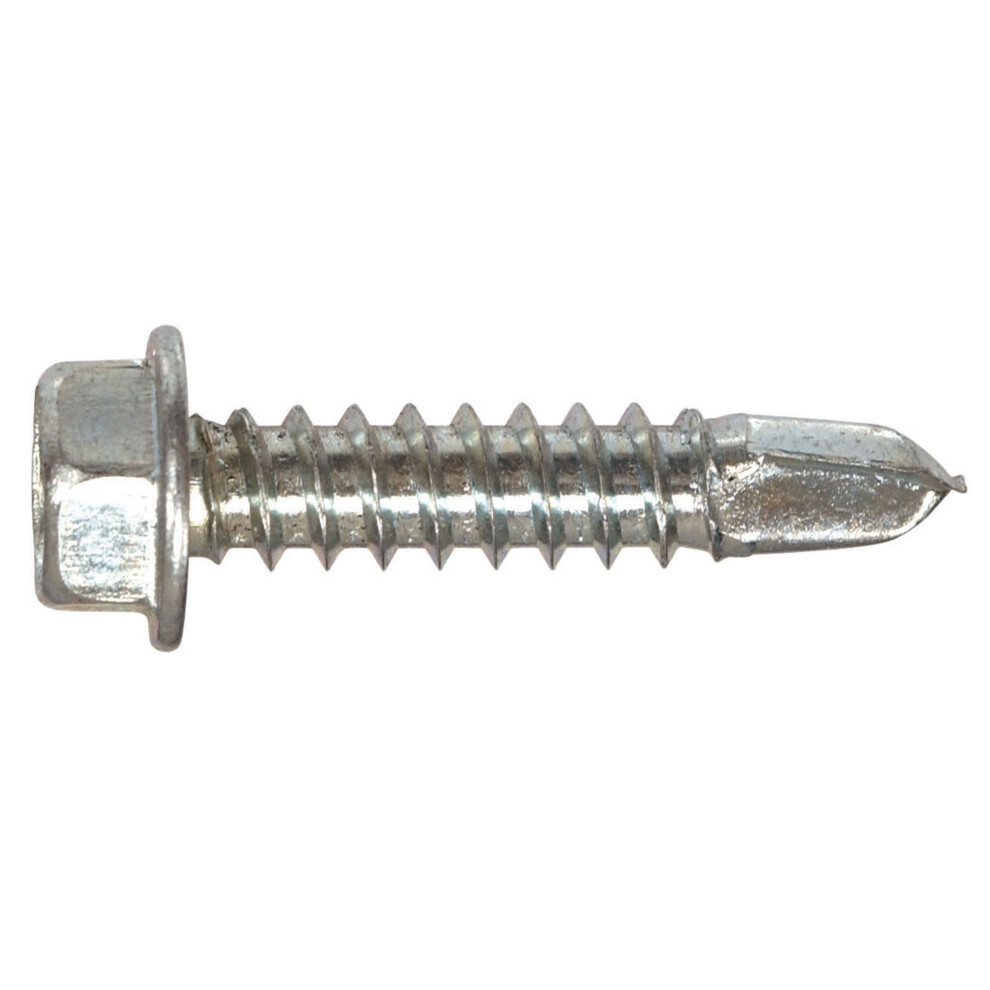 The Hillman Group 2664 12-14 X 1-Inch Self Drilling Hex Washer Head Screw 20-Pack 008236021707