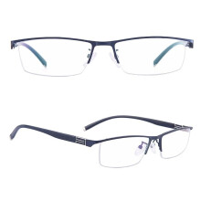 German Intelligent Progressive Glasses for Farsightedness, Myopia, Astigmatism - Adjustable Blue Lens 400 Grad