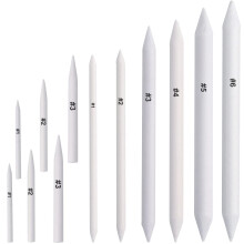 FEBSNOW 12 Pcs Blending Stump and Tortillions, Paper Art Blenders, Art