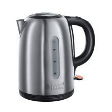 Russell Hobbs Brushed Stainless Steel & Black Electric 1.7L Cordless K