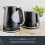 Tower Tower T10083BLK Sonar Textured Kettle with Large Viewing Window & Blue 5