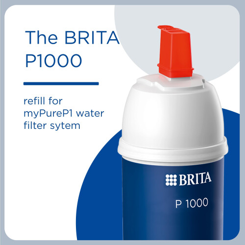 BRITA BRITA P1000 replacement filter cartridge for BRITA filter taps, limesc 1