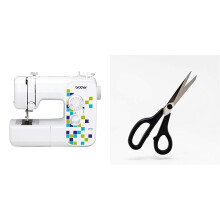 Brother LS14S Metal Chassis Sewing Machine & Korbond 9-inch Dressmakin