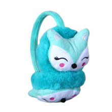 Cute Fox - Themed Plush Ear Muffs for Kids - Warm Winter Ear Warmers for Boys Girls Babies & Toddlers