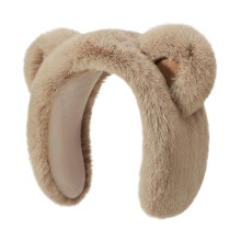 Cute Bear Winter Earmuffs - Warm & Non-Slip Ear Protection for Outdoor Sports & Daily Use