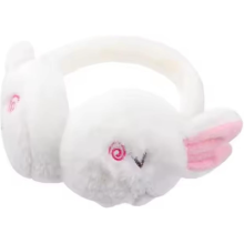 Cute Rabbit - Themed Soft Plush Ear Muffs for Women & Girls - Warm Adjustable & Ideal for Outdoor Winter Use
