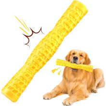 Indestructible Squeaky Interactive Dog Toy Tough Rubber Chew Toy for Medium/Large Aggressive Chewers & Teething Puppies