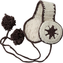 Colorful Pompom Ear Muffs - Plush Knitted, Soft & Warm for Women & Girls This Winter