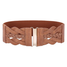 Women's Retro Elastic Wide Waist Belt - Stylish Stretch Cinch Belt for Dresses, Skirts & More